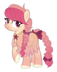 Size: 1280x1615 | Tagged: safe, artist:magicdarkart, oc, earth pony, clothes, deviantart watermark, female, mare, obtrusive watermark, see-through, simple background, solo, transparent background, watermark