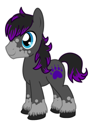 Size: 750x1018 | Tagged: safe, artist:devipotato, oc, oc only, oc:bearheart, earth pony, pony, male, simple background, solo, stallion, transparent background, unshorn fetlocks