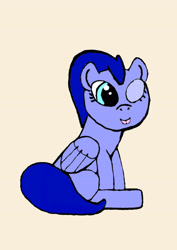 Size: 2480x3507 | Tagged: artist needed, safe, artist:midnight_mare, oc, oc:midnight mare, pegasus, pony, female, male, mare, simple background, stallion