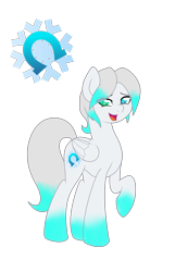 Size: 3039x4707 | Tagged: safe, artist:darkstorm mlp, oc, oc:cold front, pegasus, pony, cutie mark, solo