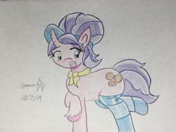 Size: 2048x1536 | Tagged: safe, artist:gmangamer25, cookie crumbles, pony, solo, traditional art