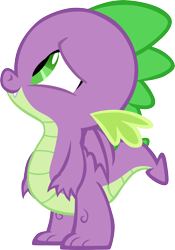 Size: 4101x5867 | Tagged: safe, artist:memnoch, spike, dragon, male, simple background, solo, transparent background, vector, winged spike