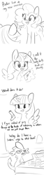 Size: 1080x4320 | Tagged: safe, artist:tjpones, edit, pinkie pie, spike, twilight sparkle, twilight sparkle (alicorn), alicorn, dragon, earth pony, pony, female, grayscale, gun, magic, male, monochrome, rooty tooty point and shooty, this will end in death, tyrant sparkle, weapon