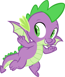 Size: 4970x5903 | Tagged: safe, artist:memnoch, spike, dragon, male, simple background, solo, transparent background, vector, winged spike