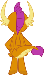 Size: 3502x6011 | Tagged: safe, artist:memnoch, smolder, dragon, simple background, solo, transparent background, vector