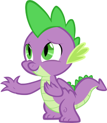 Size: 5133x5874 | Tagged: safe, artist:memnoch, spike, dragon, male, simple background, solo, transparent background, vector