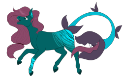 Size: 3623x2305 | Tagged: safe, artist:caff, oc, oc only, monster pony, original species, piranha plant pony, plant pony, pony, augmented tail, female, mare, plant, simple background, smiling, solo, tail maw, transparent background