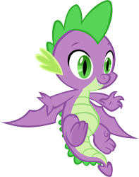 Size: 4739x6001 | Tagged: safe, artist:memnoch, spike, dragon, claws, flying, male, simple background, solo, transparent background, vector, winged spike
