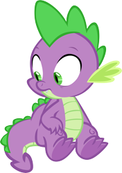 Size: 4222x6001 | Tagged: safe, artist:memnoch, spike, dragon, male, simple background, sitting, solo, transparent background, vector