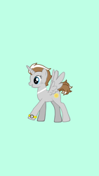 Size: 1080x1920 | Tagged: safe, oc, oc only, oc:studeny, alicorn, pony, pony creator, alicorn oc, green background, simple background, solo, watch