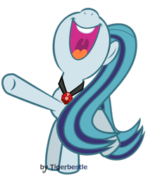 Size: 1024x1164 | Tagged: safe, artist:tigerbeetle, sonata dusk, pony, equestria girls, rainbow rocks, disguise, disguised siren, equestria girls ponified, gem, jewelry, necklace, nose in the air, ponified, simple background, singing, siren gem, solo, transparent background, uvula, watermark