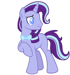 Size: 1500x1600 | Tagged: safe, artist:musical-medic, oc, oc:alakazam, pony, unicorn, base used, bowtie, magical lesbian spawn, male, offspring, parent:starlight glimmer, parent:trixie, parents:startrix, simple background, solo, stallion, transparent background