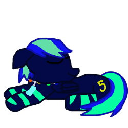 Size: 1600x1600 | Tagged: safe, artist:nightshadowmlp, oc, oc:moonstone mark, pegasus, pony, jewelry, male, necklace, prone, requested art, simple background, sleeping, solo, stallion, transparent background