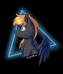 Size: 600x700 | Tagged: safe, artist:soulfulmirror, oc, oc:romance heart, pegasus, pony, bust, male, portrait, solo, stallion