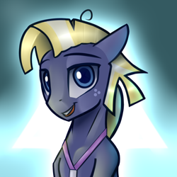 Size: 2000x2000 | Tagged: safe, artist:5oussn, artist:endelthepegasus, star tracker, earth pony, pony, bust, looking at you, male, open mouth, solo, stallion