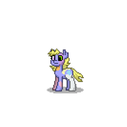 Size: 400x400 | Tagged: safe, oc, oc only, oc:patches, earth pony, pony, female, pixel art, pony town, simple background, solo, transparent background