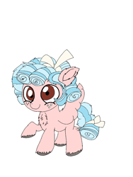 Size: 768x1024 | Tagged: safe, artist:danksailor, cozy glow, pegasus, pony, chest fluff, cozybetes, cute, female, fluffy, simple background, solo, white background
