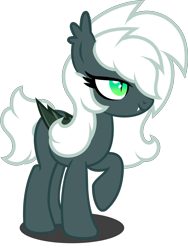 Size: 1280x1706 | Tagged: safe, artist:fletcherthehuntress, oc, oc:midnight prancer, bat pony, pony, female, mare, simple background, solo, transparent background