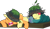 Size: 3185x1861 | Tagged: safe, artist:frownfactory, derpibooru import, apple bloom, applejack, earth pony, pony, going to seed, .svg available, eyes closed, female, filly, helmet, majestic as fuck, mare, open mouth, pillow, salivating, simple background, sleeping, sleeping bag, snoring, svg, transparent background, vector