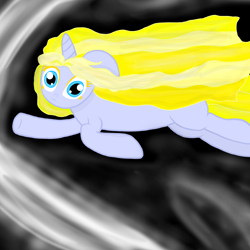 Size: 2000x2000 | Tagged: safe, artist:katya, oc, oc:sparkle light, pony, black hole, female, inside, solo