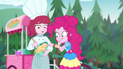 Size: 1920x1080 | Tagged: safe, screencap, pinkie pie, better together, equestria girls, sunset's backstage pass!, puffed pastry