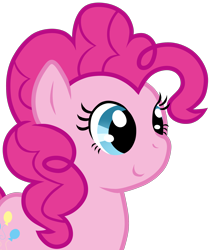 Size: 2450x2850 | Tagged: safe, artist:bubblehun, derpibooru import, pinkie pie, earth pony, pony, cute, diapinkes, female, high res, mare, simple background, solo, transparent background