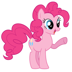 Size: 6000x6000 | Tagged: safe, artist:90sigma, derpibooru import, pinkie pie, earth pony, pony, feeling pinkie keen, absurd resolution, cute, diapinkes, female, mare, open mouth, simple background, solo, transparent background, vector