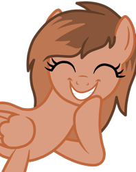 Size: 1800x2278 | Tagged: safe, artist:kathrinethegamerpony, oc, oc:kathrine, pegasus, pony, female, mare, simple background, smiling, solo, transparent background