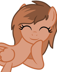 Size: 1800x2278 | Tagged: safe, artist:kathrinethegamerpony, oc, oc:kathrin, pegasus, pony, female, mare, simple background, smiling, solo, transparent background