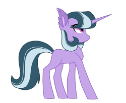 Size: 1911x1551 | Tagged: safe, artist:koloredkat, oc, oc only, pony, unicorn, ear fluff, horn, simple background, solo, transparent background, unicorn oc