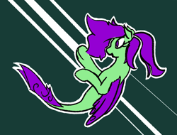 Size: 1314x1001 | Tagged: safe, artist:dinexistente, color edit, edit, oc, oc:ripple, pony, sea pony, /mlp/, 4chan, abstract background, colored, drawthread