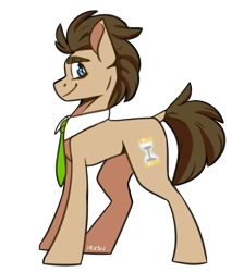 Size: 1073x1259 | Tagged: safe, artist:lrusu, doctor whooves, pony, dock, simple background, solo, transparent background