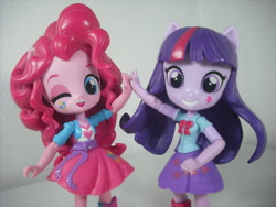 Size: 1600x1200 | Tagged: safe, artist:krisanderson97, pinkie pie, twilight sparkle, equestria girls, doll, equestria girls minis, irl, photo, toy