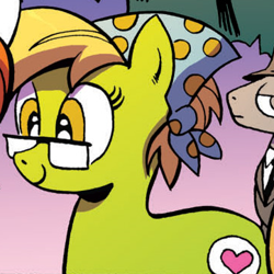 Size: 362x362 | Tagged: safe, idw, bittersweet (character), earth pony, pony, spoiler:comic, katie cook