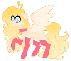 Size: 3027x2601 | Tagged: safe, artist:crazysketch101, oc, oc only, oc:bella, pegasus, pony, bell, bell collar, blind, chest fluff, collar, redesign, simple background, solo, transparent background