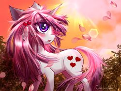 Size: 3125x2344 | Tagged: safe, artist:caliluminos, oc, oc:aine, pony, cute