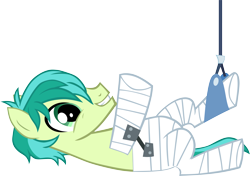 Size: 11219x7878 | Tagged: safe, artist:memnoch, sandbar, earth pony, pony, bandage, injured, simple background, solo, transparent background, vector