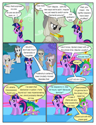 Size: 612x792 | Tagged: safe, artist:newbiespud, derpibooru import, edit, edited screencap, screencap, applejack, fluttershy, rarity, spike, dragon, earth pony, pegasus, pony, unicorn, comic:friendship is dragons, the return of harmony, big crown thingy, comic, dialogue, elements of harmony, female, flutterbitch, frown, greedity, hat, implied rainbow dash, jewelry, liarjack, looking down, looking up, male, mare, regalia, screencap comic, slit eyes, spread wings, walking, wings