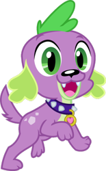 Size: 750x1211 | Tagged: safe, artist:sketchmcreations, edit, editor:slayerbvc, spike, spike the regular dog, dog, equestria girls, cropped, simple background, solo, spike's dog collar, transparent background, vector, vector edit