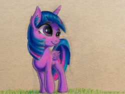 Size: 1333x1000 | Tagged: safe, artist:vaser888, twilight sparkle, twilight sparkle (alicorn), alicorn, pony, traditional art, walking