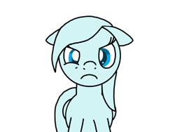 Size: 1024x768 | Tagged: safe, oc, oc only, oc:windy breeze, pegasus, pony, angry, flat mane, floppy ears, frown, not amused face, simple background, solo, transparent background, unamused