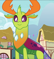 Size: 865x940 | Tagged: safe, screencap, thorax, changedling, changeling, triple threat, cropped, cute, happy, king thorax, solo, thorabetes