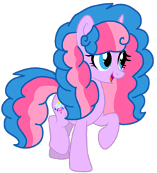 Size: 942x1040 | Tagged: safe, artist:徐詩珮, oc, oc only, oc:sugar rain (徐詩珮), pony, unicorn, female, magical lesbian spawn, mare, next generation, offspring, parent:pinkie pie, parent:spring rain, parents:springpie, simple background, solo, transparent background