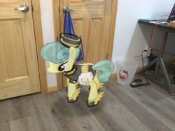 Size: 3272x2456 | Tagged: safe, edit, editor:topsangtheman, cinnabar, golden hooves, quicksilver, crystal pony, pony, augmented reality, gameloft, hello kitty, irl, photo, sanrio