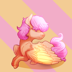 Size: 1500x1500 | Tagged: safe, artist:grateful-dead-raised, scootaloo, pegasus, pony, no eyes, solo, wings