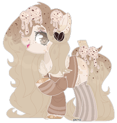 Size: 368x387 | Tagged: safe, artist:cute---cat, oc, earth pony, pony, base used, clothes, female, mare, simple background, socks, solo, transparent background