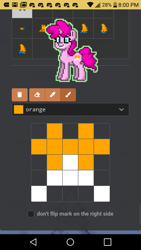 Size: 720x1280 | Tagged: safe, oc, oc:butter pop, pony, unicorn, female, mare, pinkie clone, pony town, smiling, solo