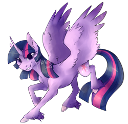 Size: 1280x1233 | Tagged: safe, artist:thelionmedal, twilight sparkle, twilight sparkle (alicorn), alicorn, pony, cute, ear fluff, female, leg fluff, mare, simple background, smiling, solo, spread wings, transparent background, twiabetes, unshorn fetlocks, wings