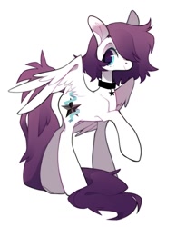 Size: 838x1080 | Tagged: safe, artist:angrygem, oc, oc:gem stone, pegasus, pony, solo