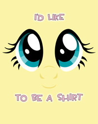 Size: 2187x2753 | Tagged: safe, artist:zedrin, fluttershy, pegasus, pony, design, eye, eyes, i'd like to be a tree, shirt design